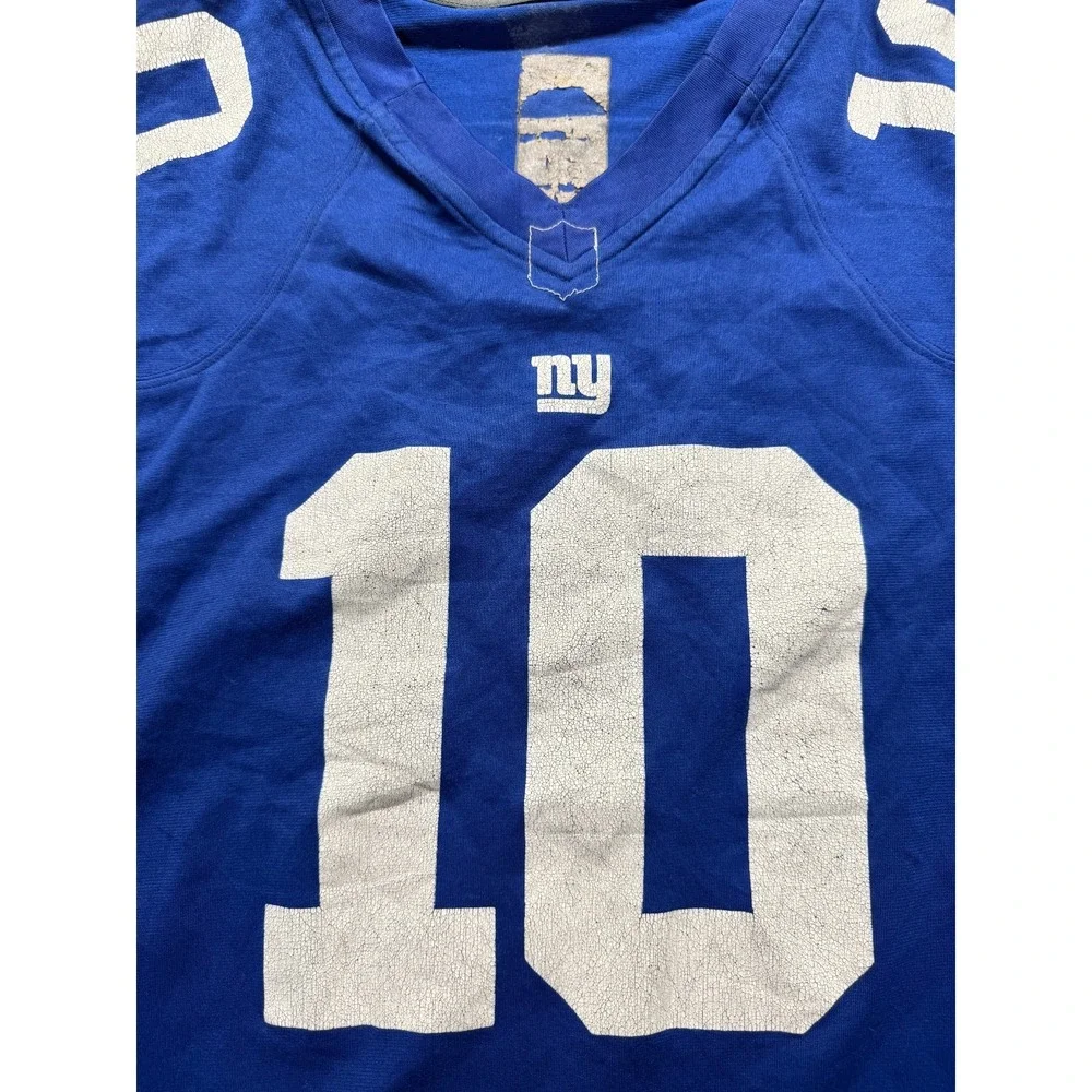 New York Giants Jersey Mens‎ 2XL Blue Eli Manning #10 Nike Football NFL Graphic